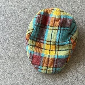 Harris Tweed colorful Flat Cap new